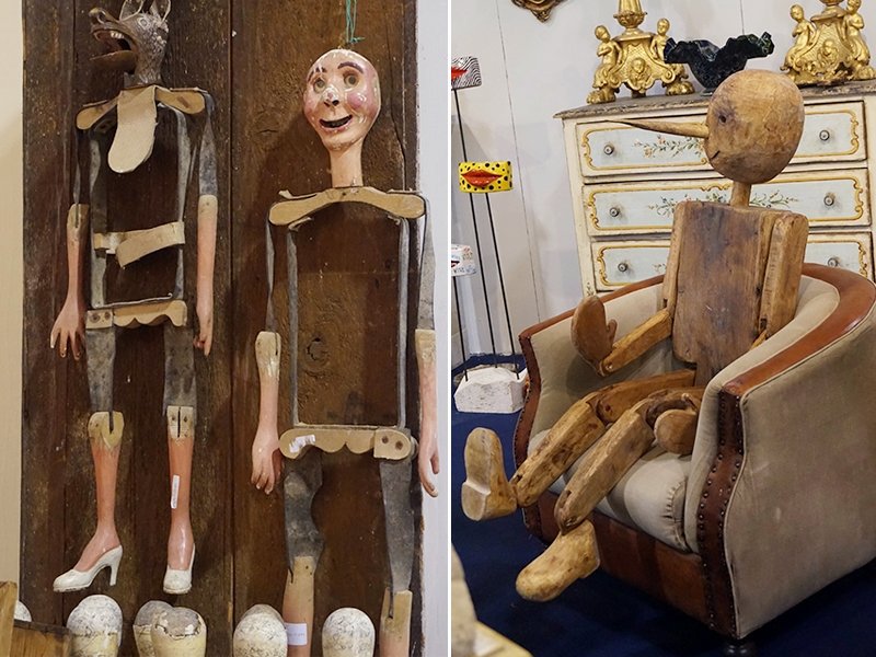 marionette legno vintage